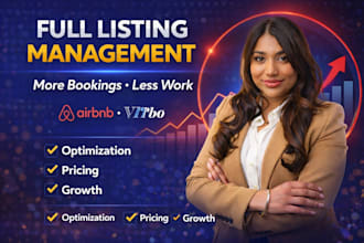 manage and grow your short term rentals listing for maximum bookings