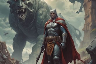 comic book illustration with comic book illustrator