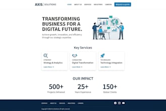 design corporate website UI UX