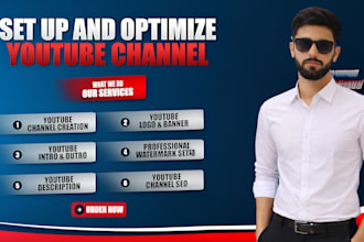 create and setup youtube channel