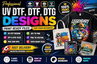 convert jpg to png, png to vector for dtf and dtg printing