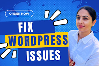 fix wordpress issues, errors, bugs, css, provide wp help