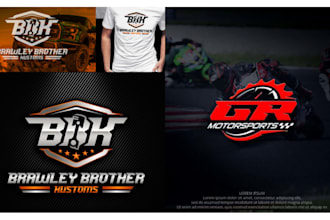 do automotive car bike performance racing team or club logo