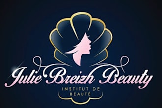design beauty, eyelash, makeup and cosmetic logo