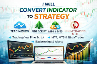 tradingview pine script indicator strategy script conversion mt4 mt5 ninjatrader