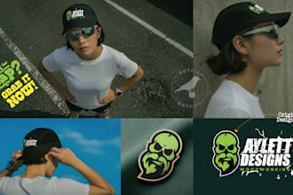 do custom cap design or hat design for you