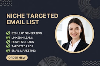 niche targeted email list find email address prospect list building