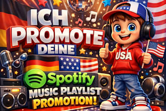 promote your USA, german spotify streams playlist spotify monthly listeners