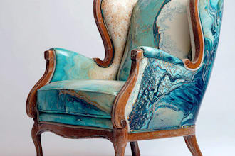 custom digital chair oil painting transform your space