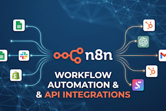 design custom n8n workflows and integrations