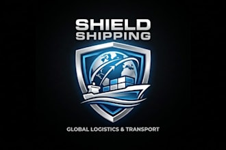 design shield shipping logo