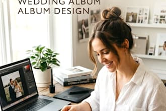 design wedding album for you