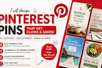 design attractive and professional pinterest pin