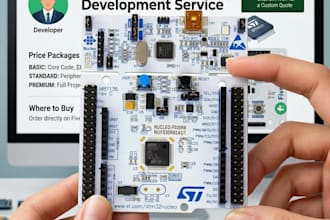 develop stm32 firmware in hal bare metal or freertos