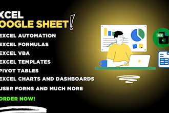 microsoft excel spreadsheet, excel vba, macros, dashboard, google sheets