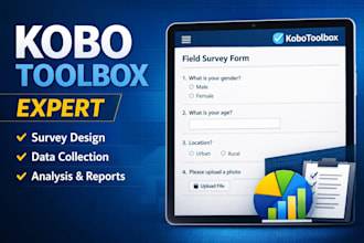 design kobo toolbox survey, data entry and research analysis