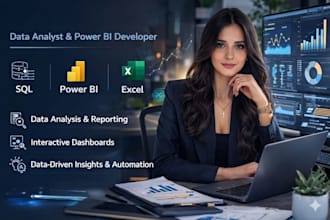 do data analysis with power bi and sql