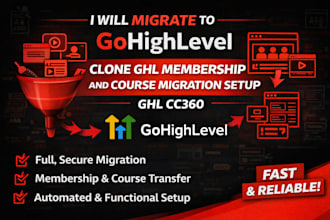 migrate to gohighlevel clone ghl membership and course migration setup ghl cc360
