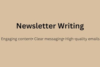 write engaging newsletter and email marketing content