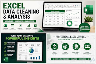 create excel dashboard, mis report, and data analysis