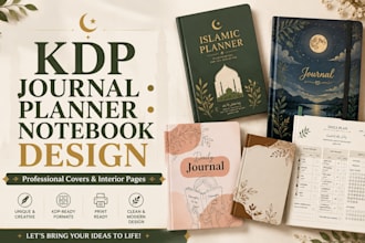 design notebooks, journals and planners