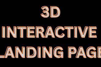 create 3d website animated website landing page webflow website front page