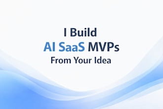 build your ai saas mvp from idea to launch