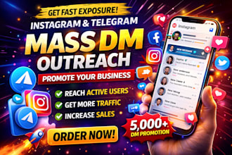 do targeted instagram facebook telegram mass dm social media outreach