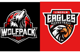do basketball volleyball team jersey or club logo design
