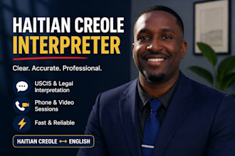 be your haitian creole interpreter for uscis interviews and legal appointments