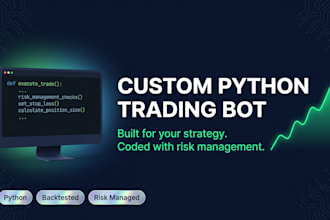 build a custom automated trading bot with smart strategy