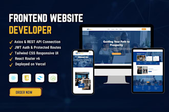 build react app with rest API integration and responsive UI