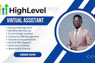 gohighlevel virtual assistant, ghl VA, CRM expert ghl real estate CRM automation
