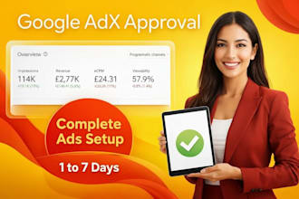do google admanager adx ma approval with full ads setup