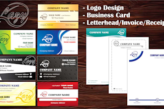 provide letterhead, business card, receipt or invoice design