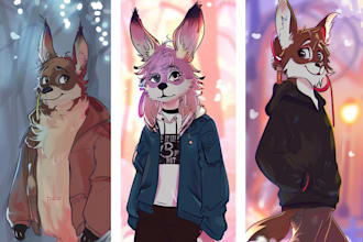 draw custom furry art for you