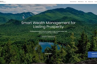 build emerging managers websites, asset management firm website with lp portal
