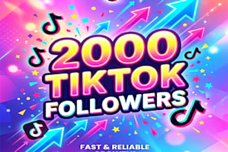 do real tiktok profile page 2000 followers
