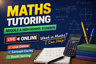 teach math for middle and high school students