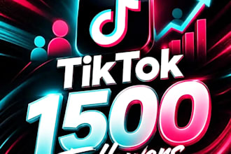 do real tiktok profile page 1500 followers