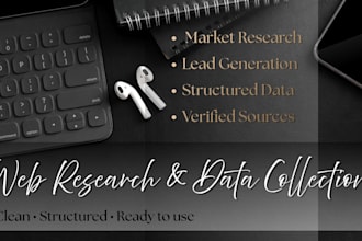 do web research and build structured data lists