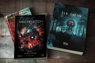 design your horror, thriller, scifi, fantasy book cover