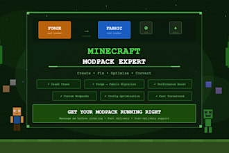 build fix optimize minecraft modpacks errors convert forge mod to fabric