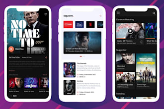 develop live streaming app, ott app , live tv app