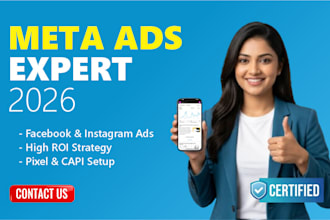 manage high converting meta ads facebook marketing and instagram advertising