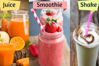 formulate beverage, juice, smoothie and soft drink