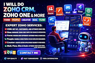 do zoho crm, zoho one, books, people, creator, desk, flow, form, site, mail