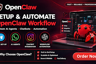setup openclaw ai agents, automation workflows and secure installation