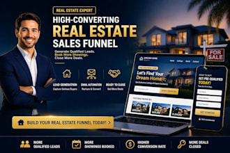 build real estate sale funnel realtor mortgage property lead funnel expect ads