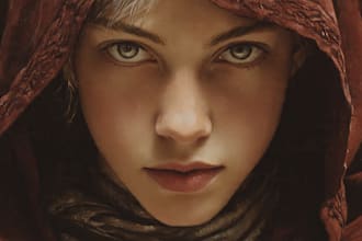 oil painting portrait and illustrations